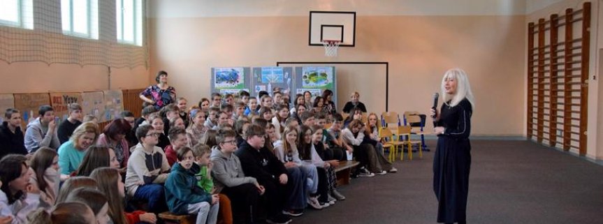 Spotkanie z sędzią Anną Marią Wesołowską.