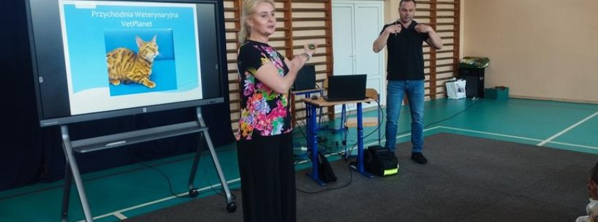 Odwiedziny pana Piotra Przedlackiego- lekarza weterynarii.