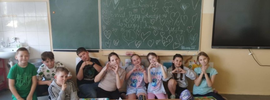 Podziękowanie za przygotowanie do Pierwszej Komuni Świętej.