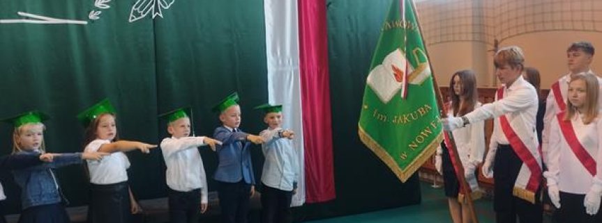 Ślubowanie klasy pierwszej.